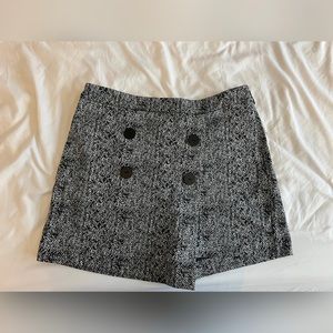 Express Black & White Skort